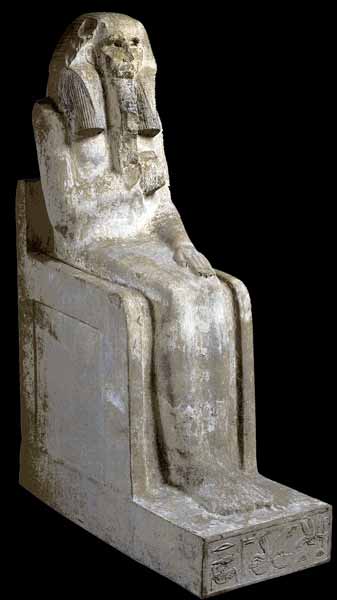 Statue of Djoser in the Cairo Museum