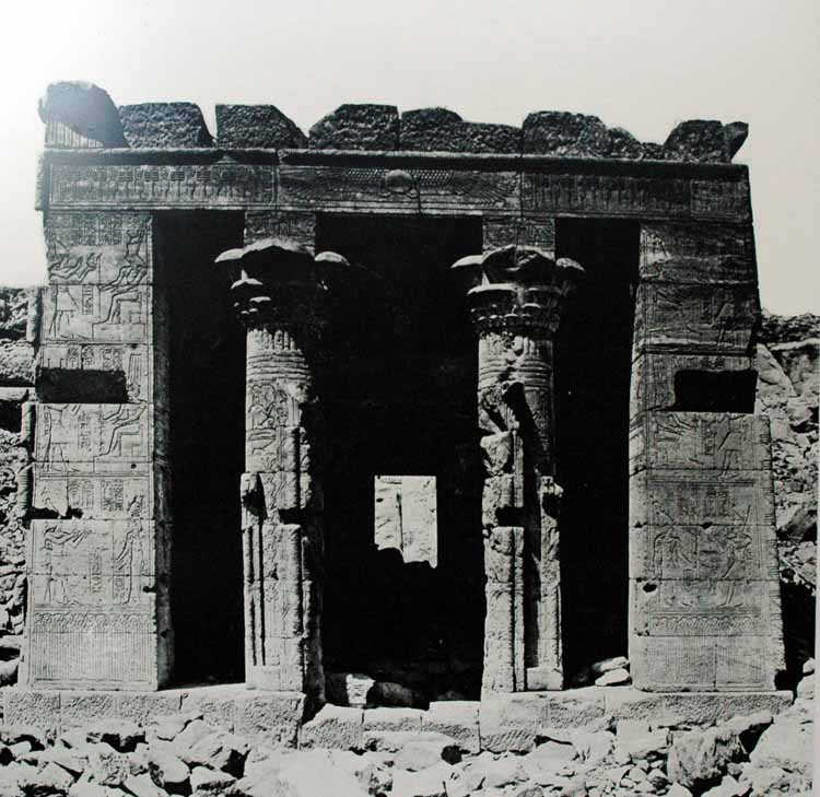 1851 photo of the temple of Dendur