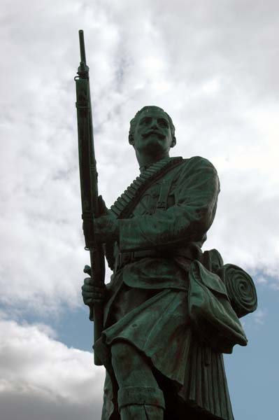 Memorial to the Argyll & Sutherland Highlanders at Stirling Castle