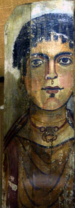 double-sided portrait of a woman