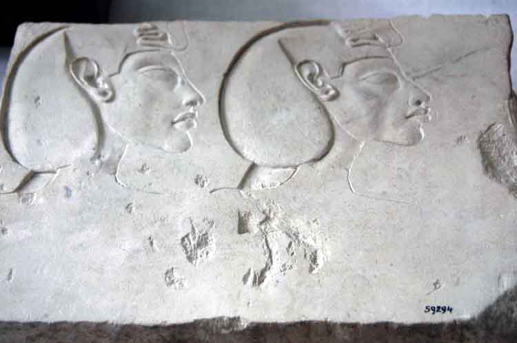 sculpter's study of two heads