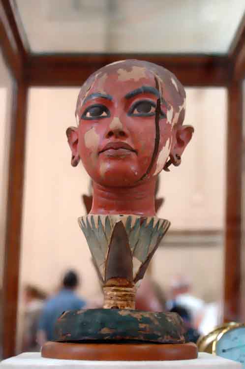 head emerging from lotus 1