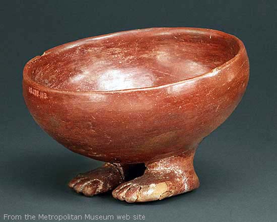 bowl with feet