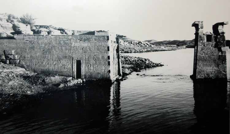 1885 photo of the temple of Dendur