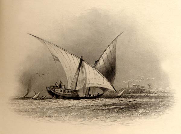 boat, The Nile Boat, 1845