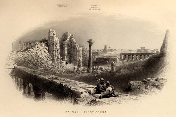 karnak 2, The Nile Boat, 1845