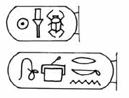 Cartouche of Osorkon I